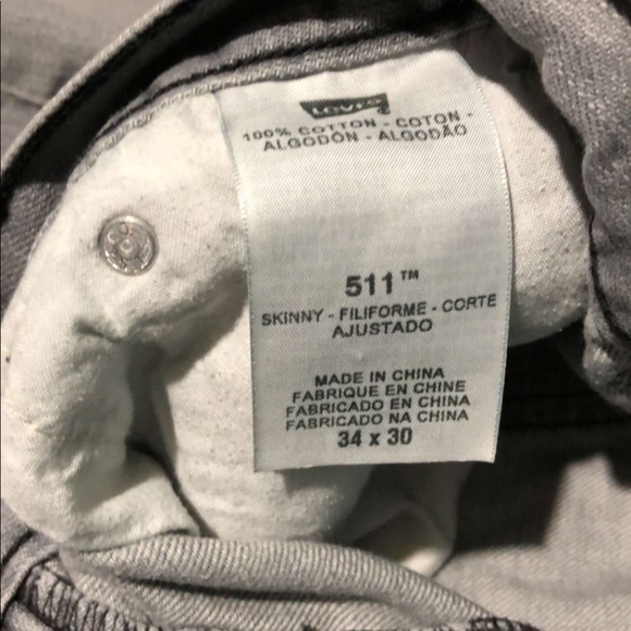 ❌SOLD 🌱 Vintage Levi’s 511 Gray jeans - Picture 5 of 5
